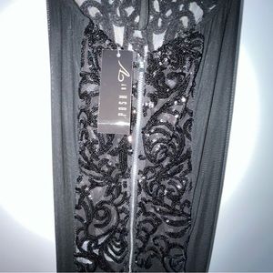 Mesh Sequin Body Jumpsuit